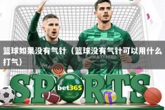 篮球如果没有气针（篮球没有气针可以用什么打气）